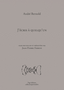 J'écris à quelqu'un